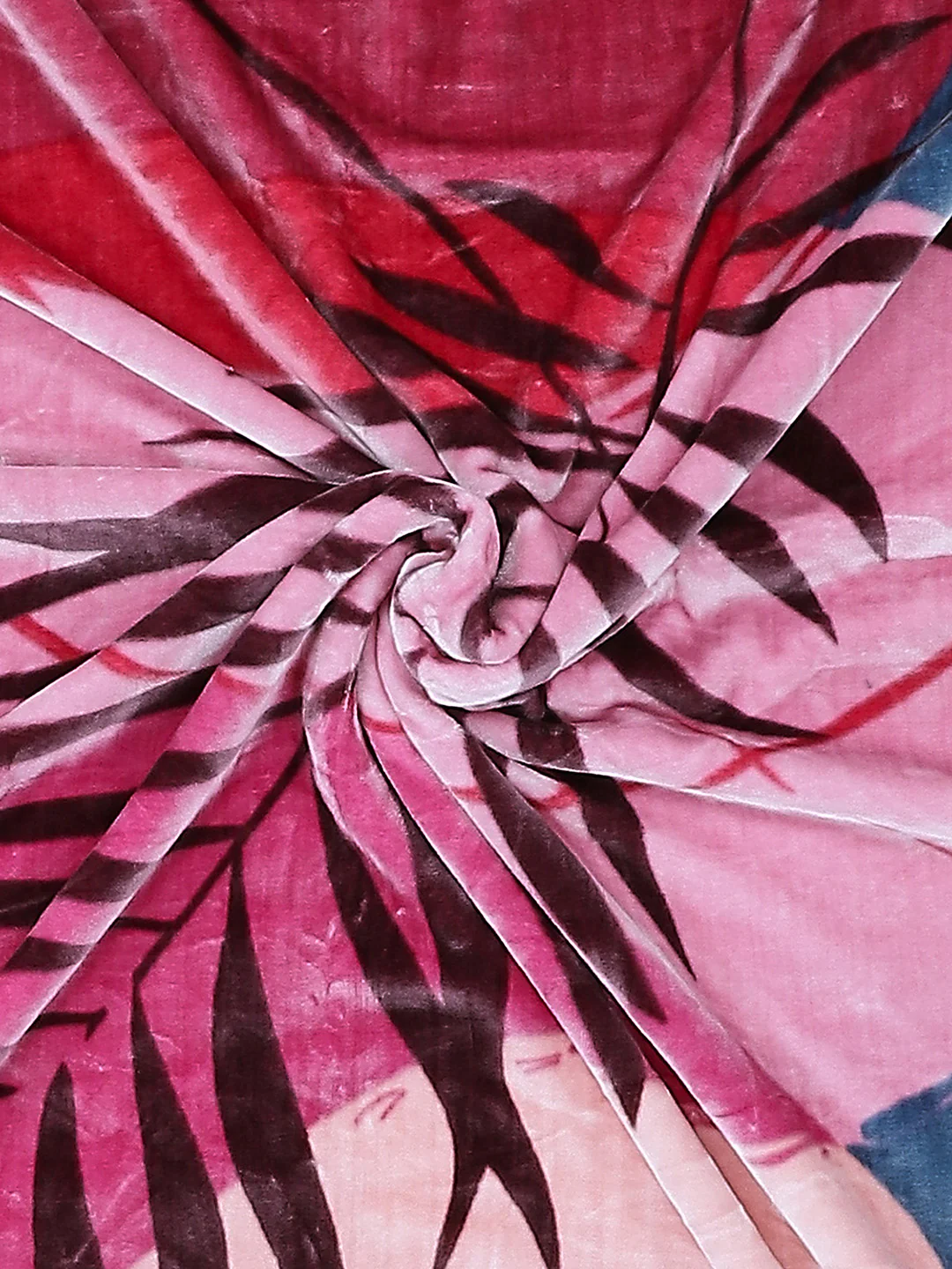 Printed Double Bed Blanket for Mild Winter -2 Ply - Image 7