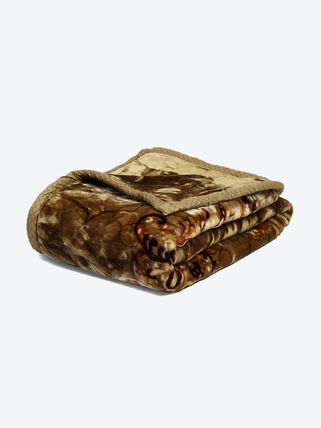 Printed Double Bed Blanket for Mild Winter -2 Ply - Image 5