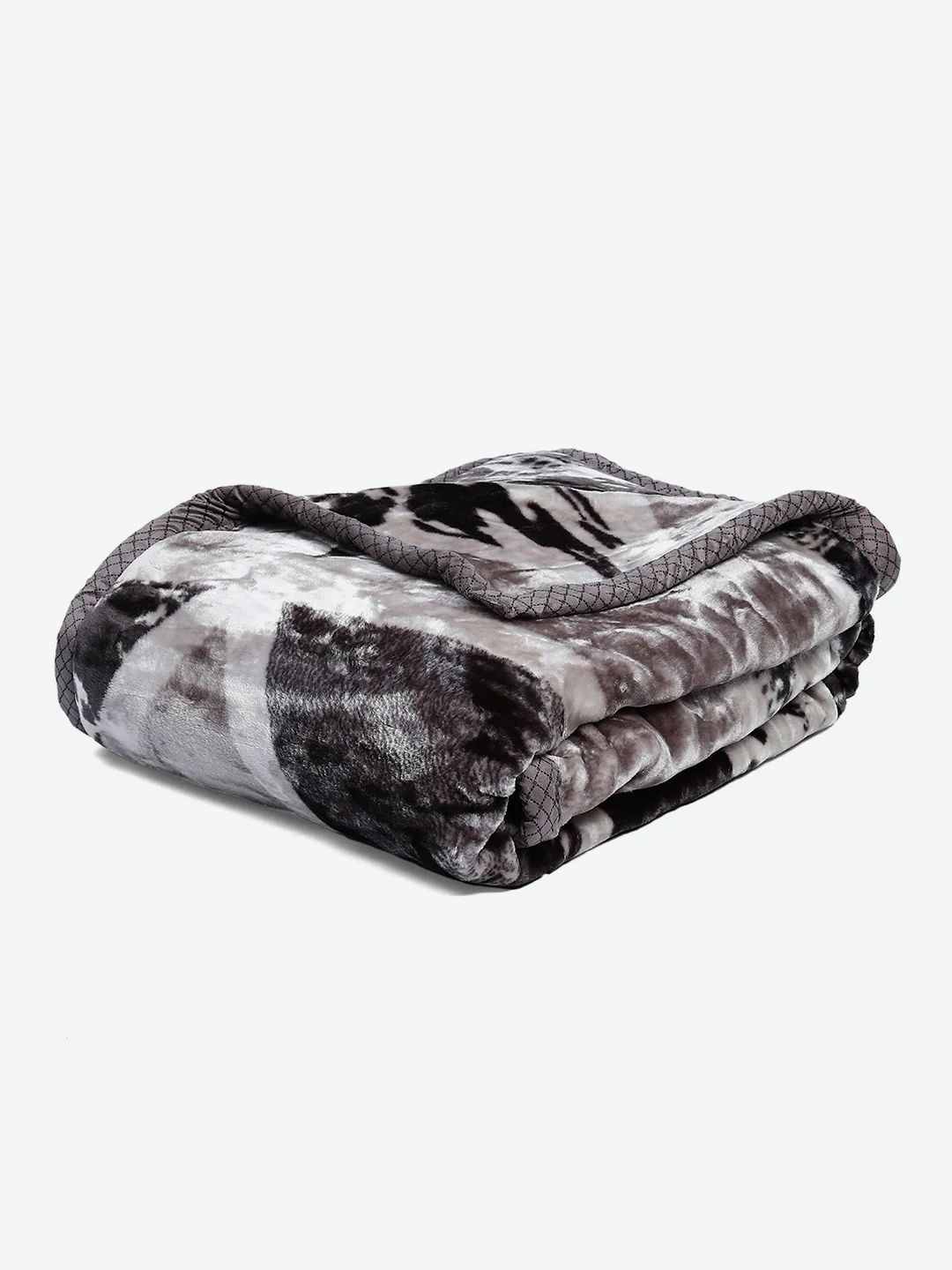 Printed Double Bed Blanket for Mild Winter -2 Ply - Image 5