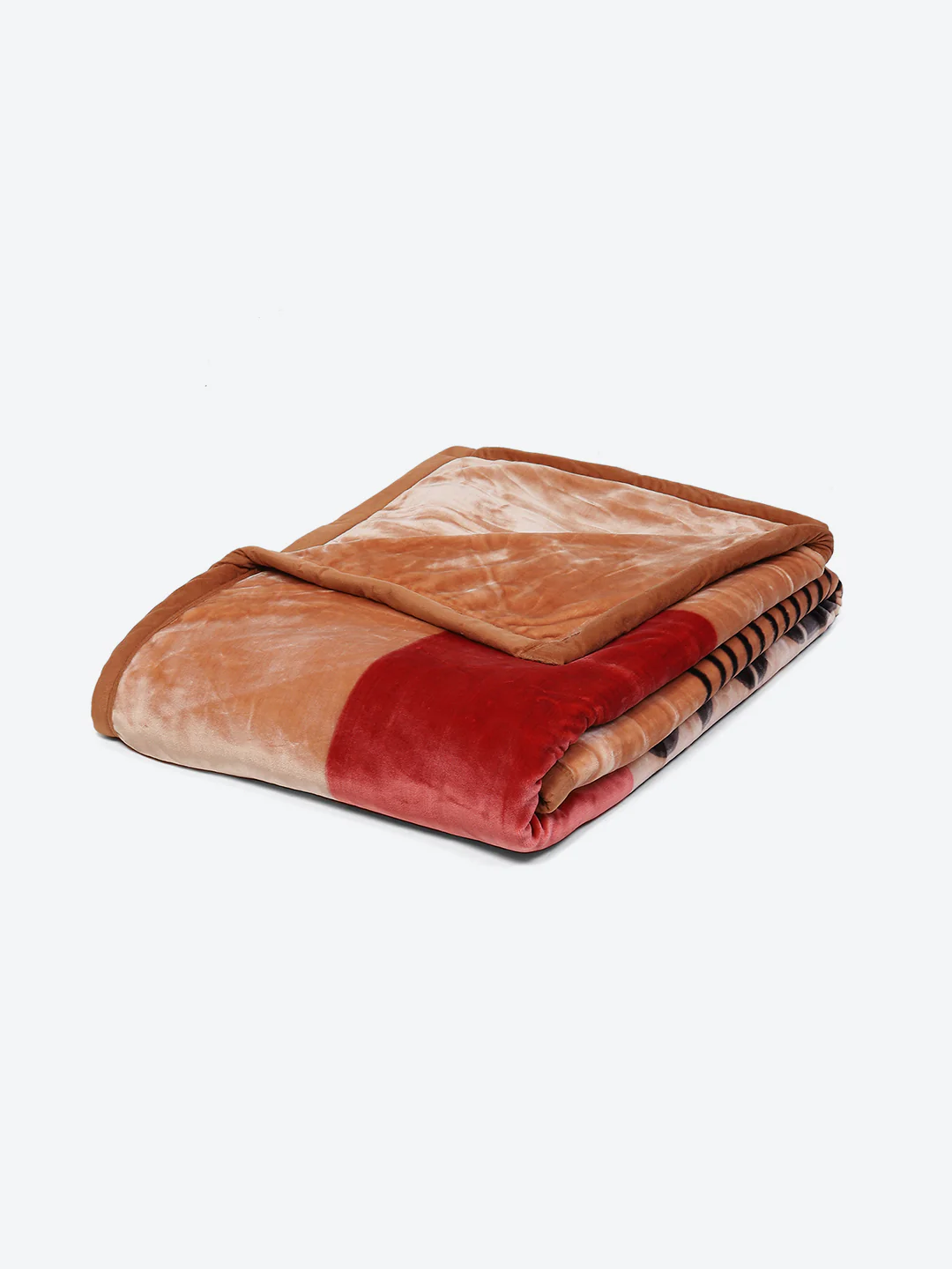Printed Double Bed Blanket for Mild Winter -2 Ply - Image 5