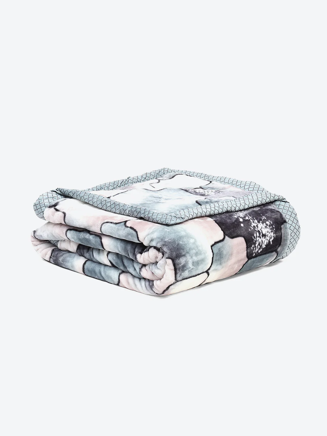 Printed Double Bed Blanket for Mild Winter -2 Ply - Image 5