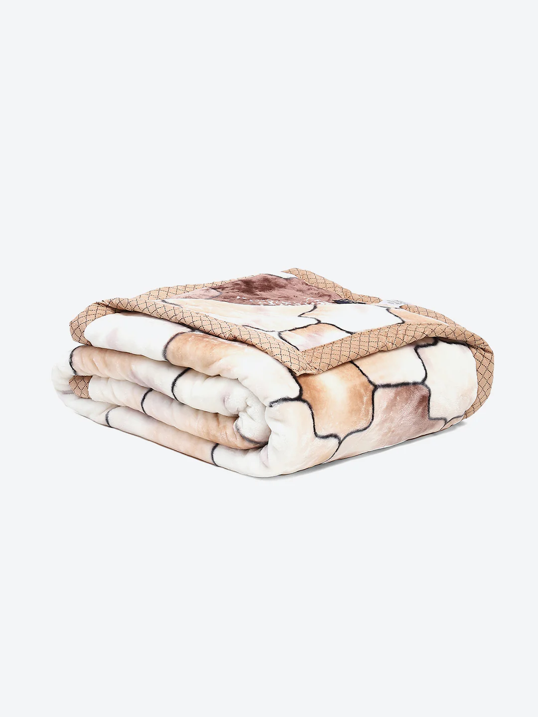 Printed Double Bed Blanket for Mild Winter -2 Ply - Image 5