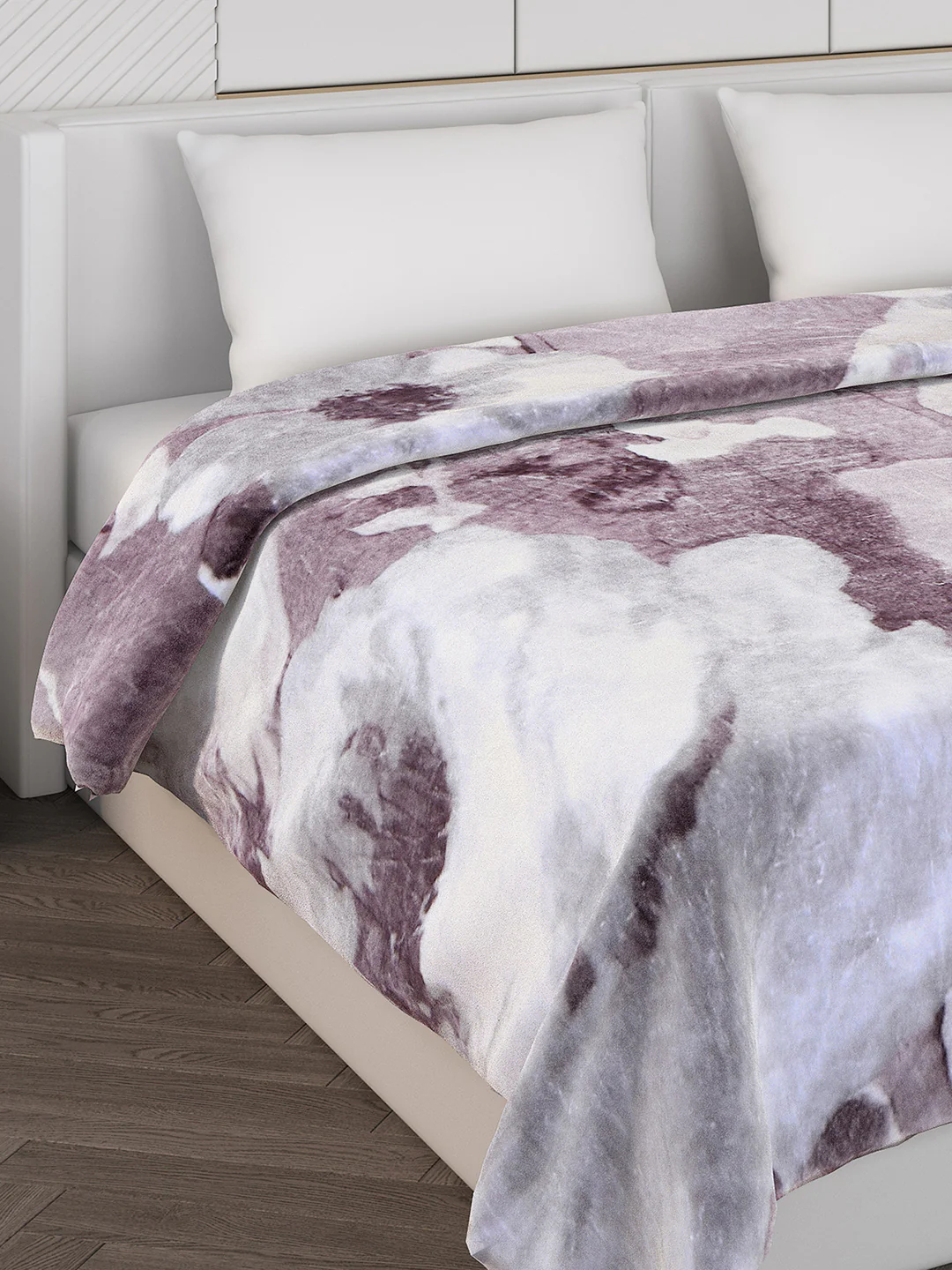 Printed Double Bed Blanket for Mild Winter -2 Ply - Image 4