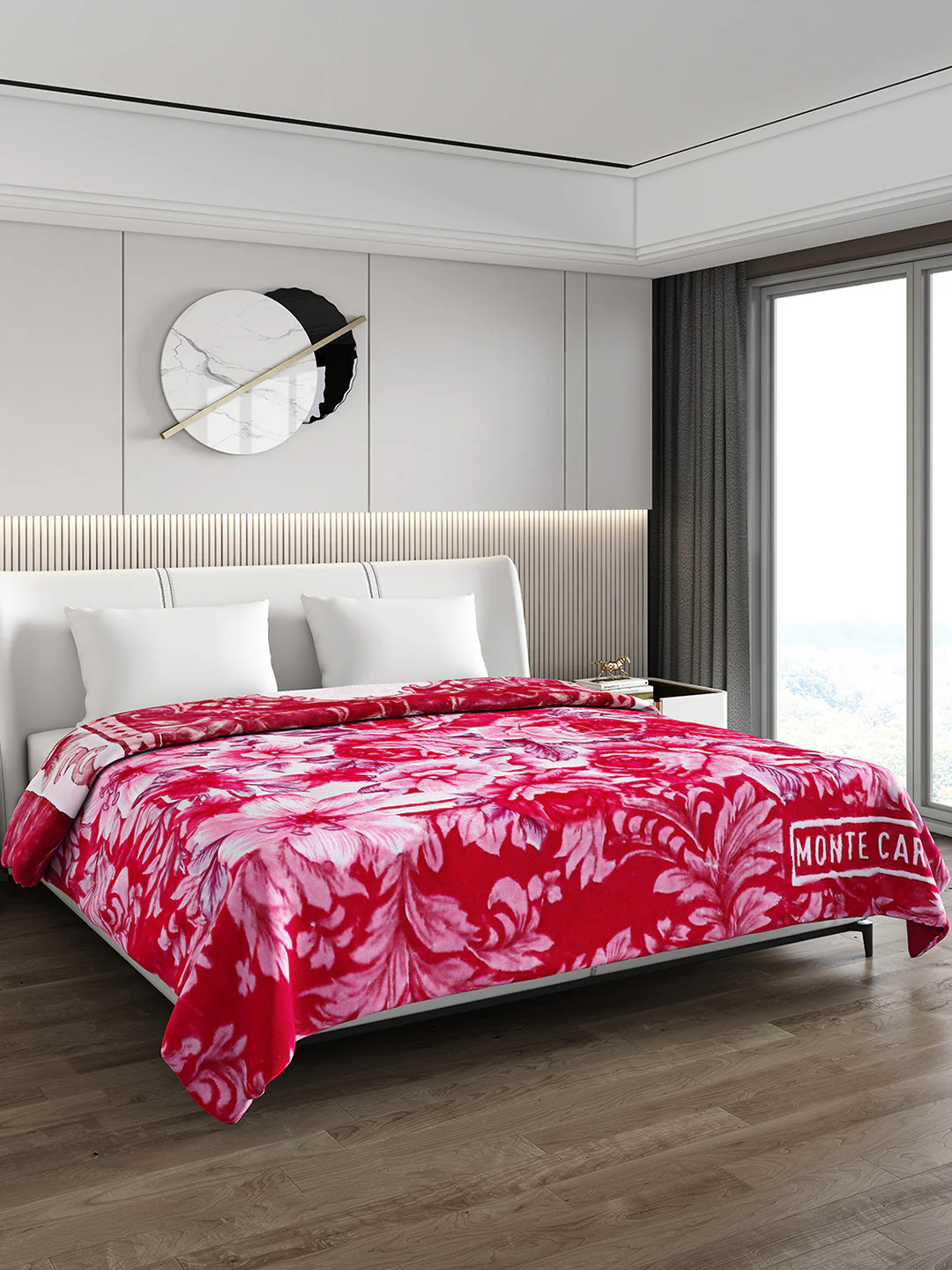 Printed Double Bed Blanket for Mild Winter -2 Ply - Image 5