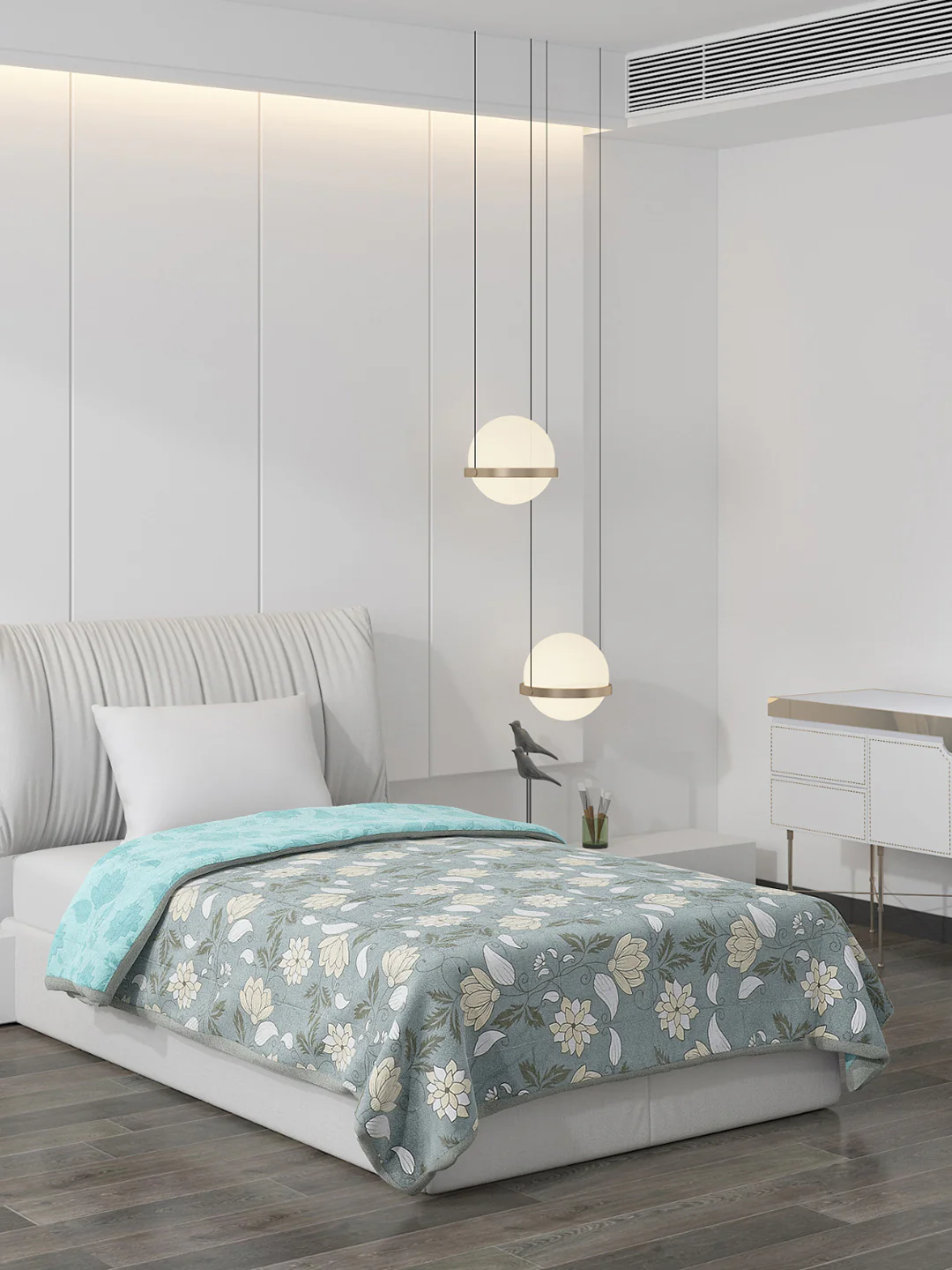 Printed Polyester Single Bed Comforter for AC Room - Image 6