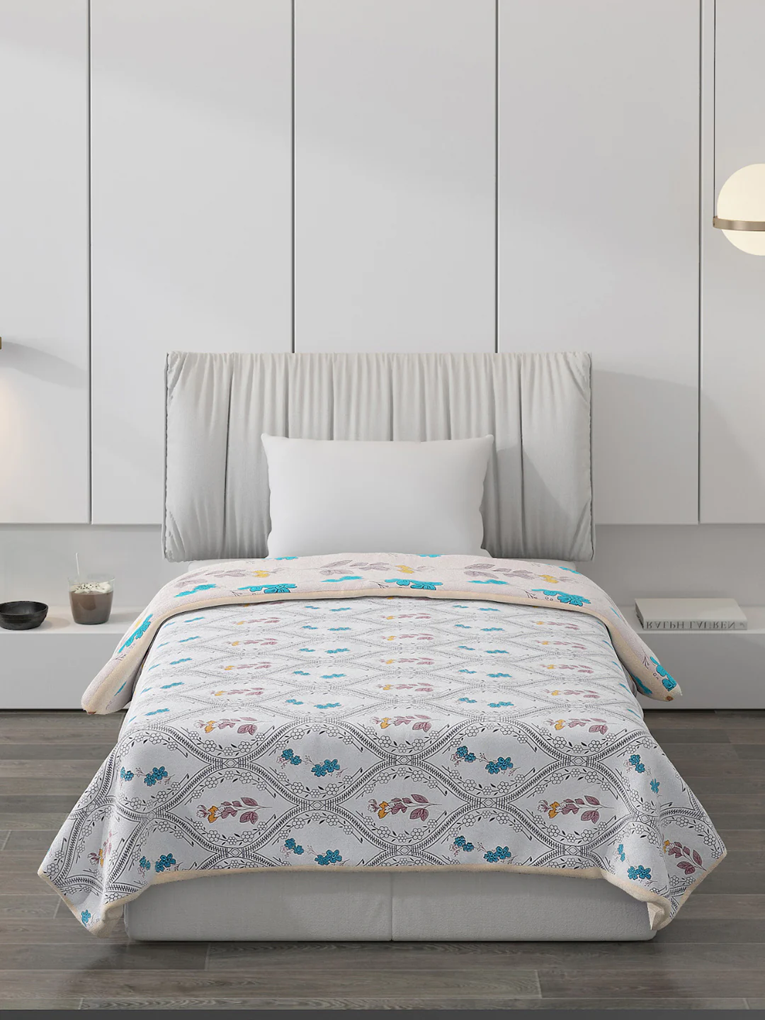 Printed Polyester Single Bed Comforter for AC Room - Image 3