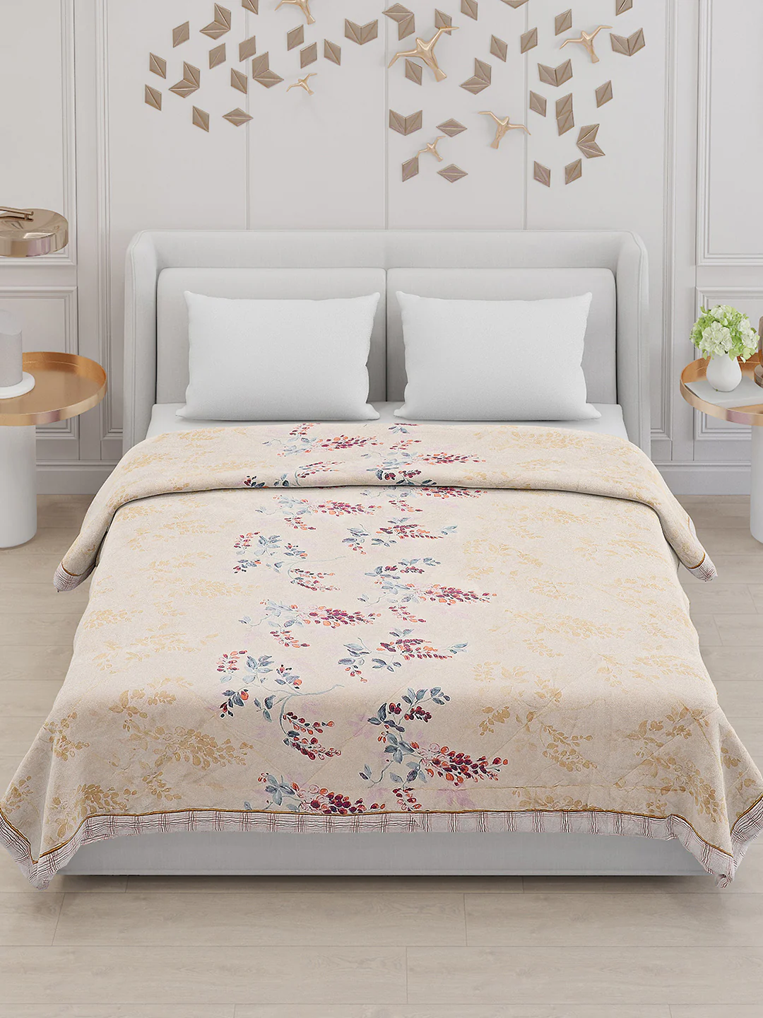 Printed Polyester Double Bed Comforter for AC Room - Image 2