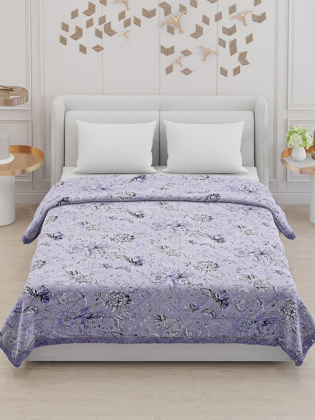 Printed Polyester Double Bed Comforter for AC Room - Image 2