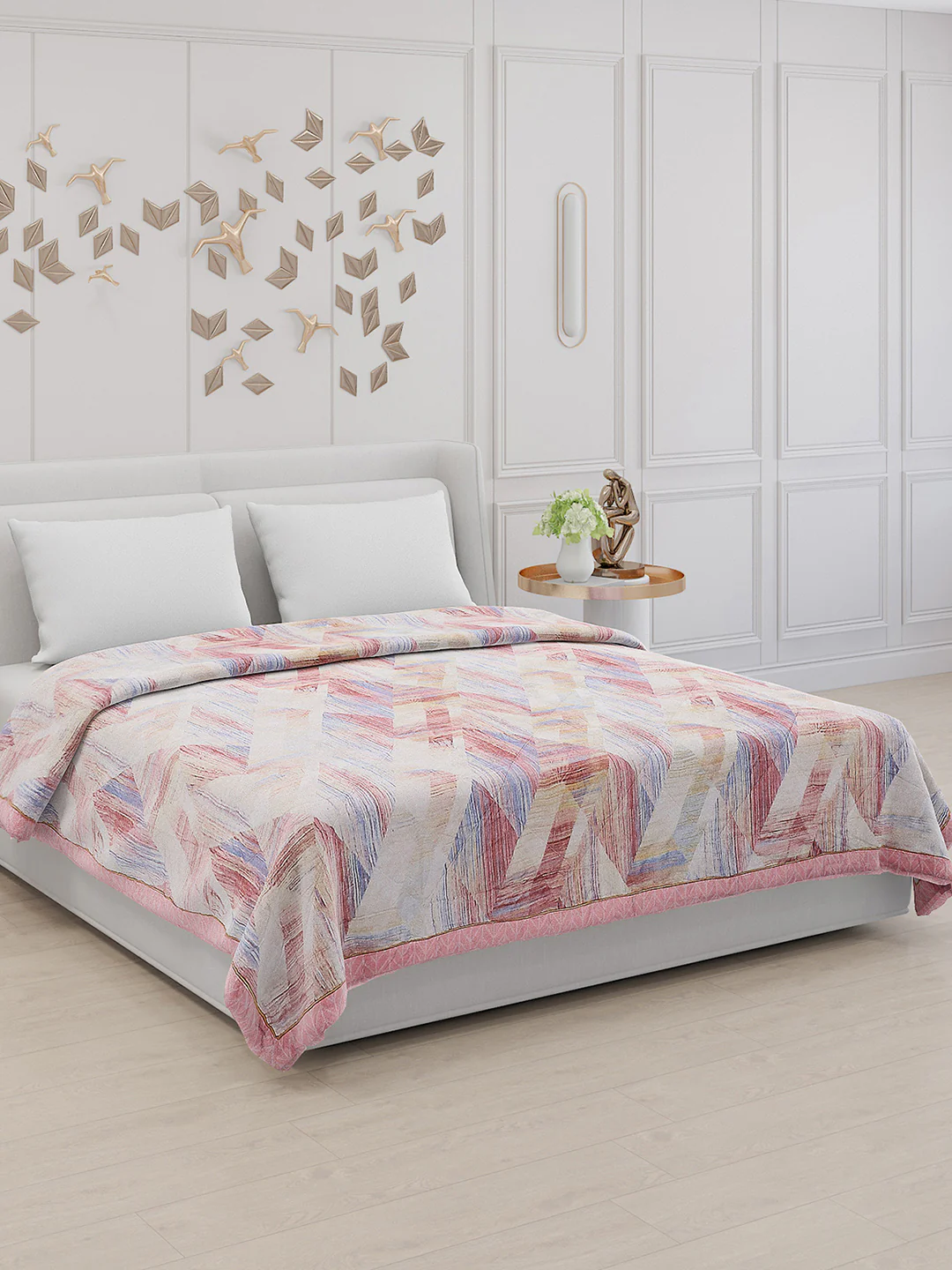 Printed Polyester Double Bed Comforter for AC Room