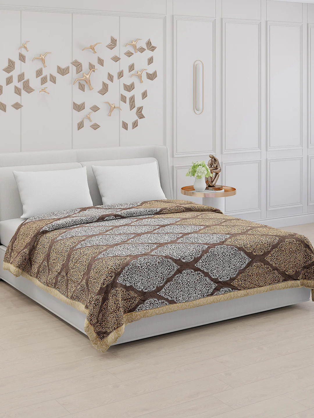 Printed Polyester Double Bed Comforter for AC Room