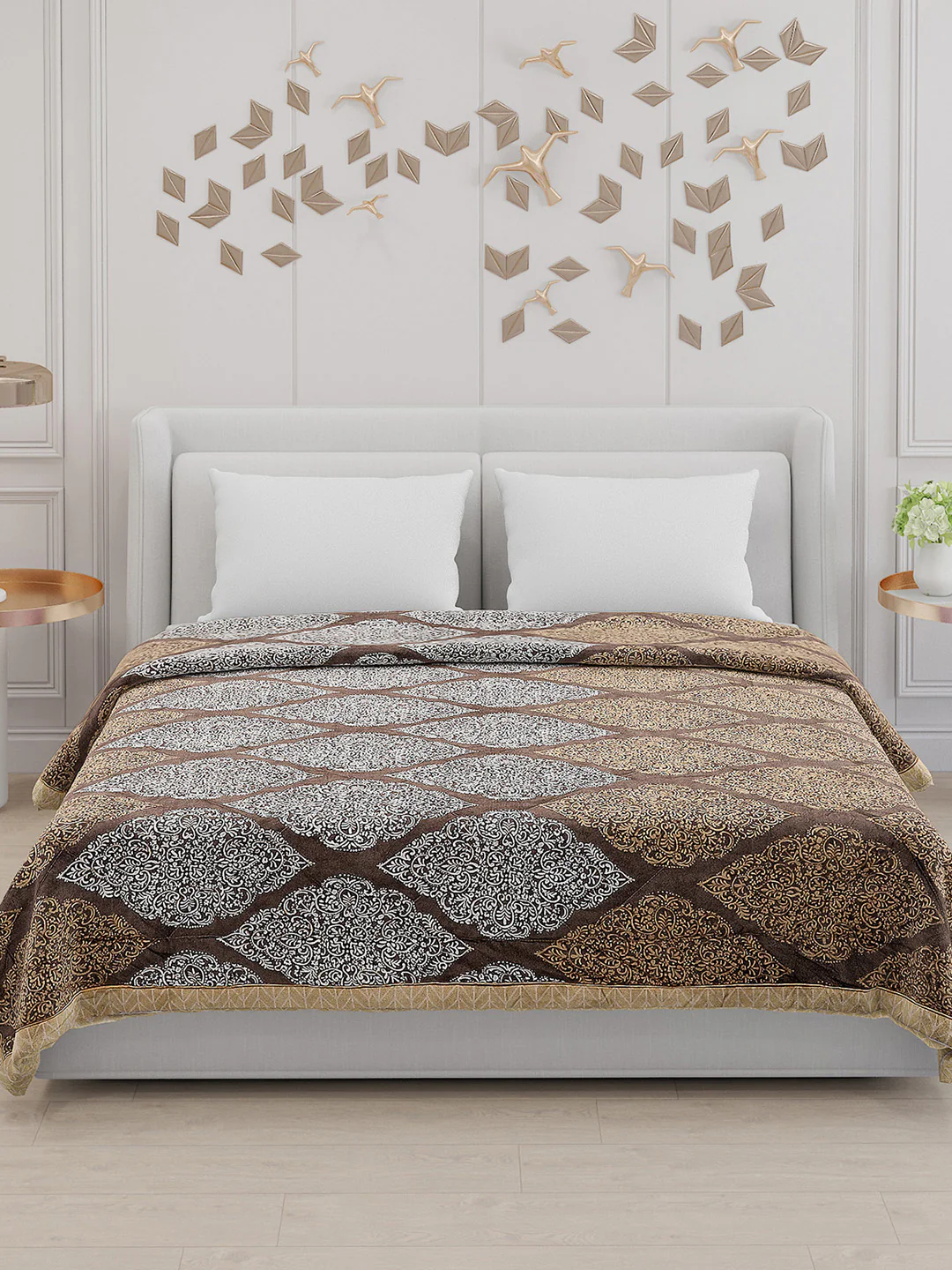 Printed Polyester Double Bed Comforter for AC Room - Image 3