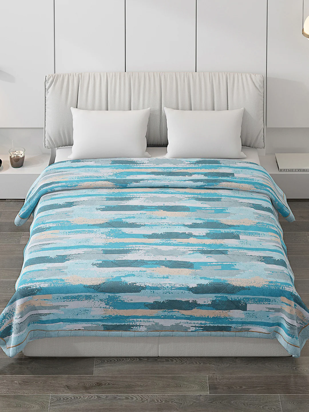 Printed Polyester Double Bed Comforter for AC Room - Image 2