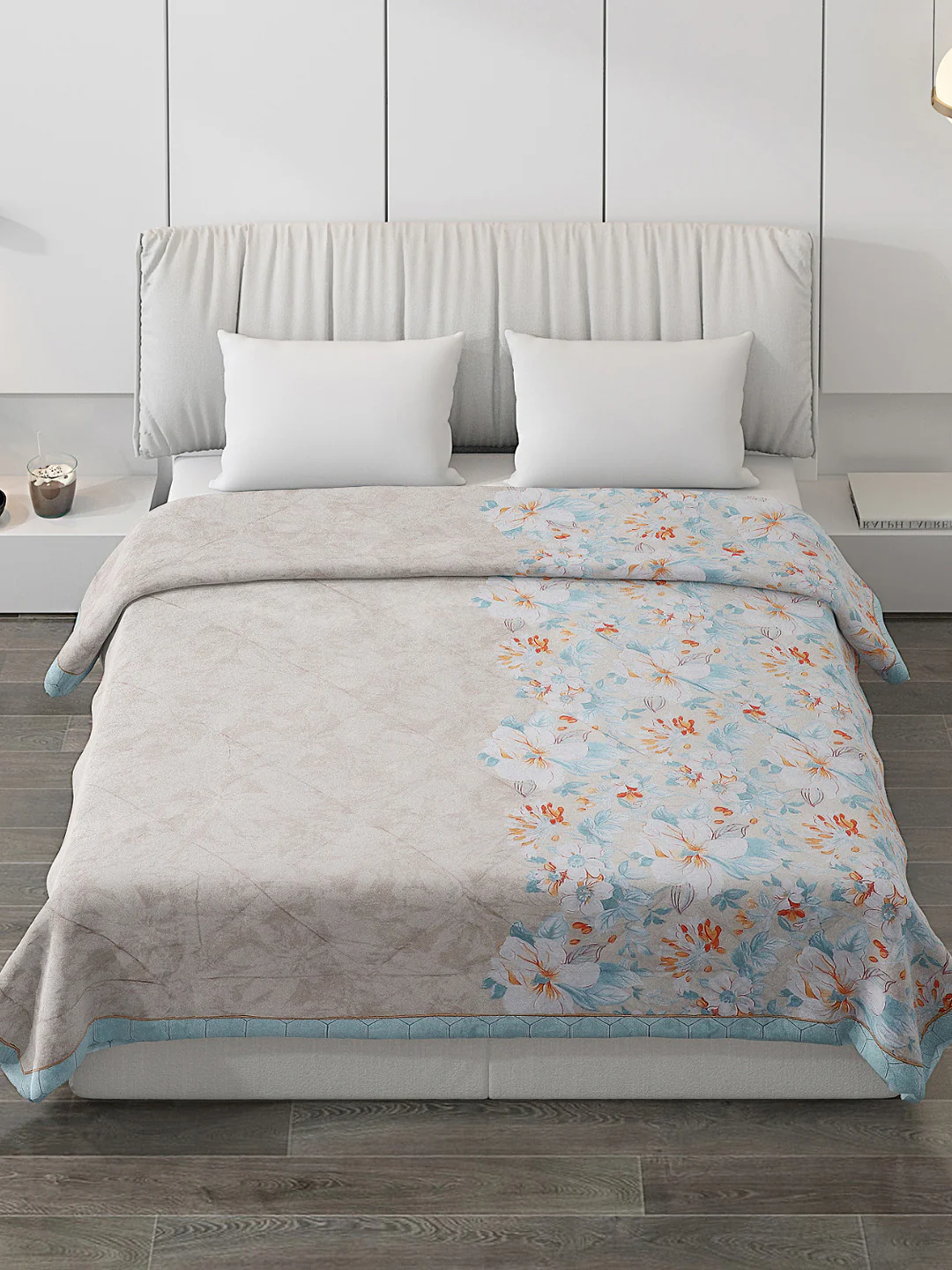Printed Polyester Double Bed Comforter for AC Room - Image 2