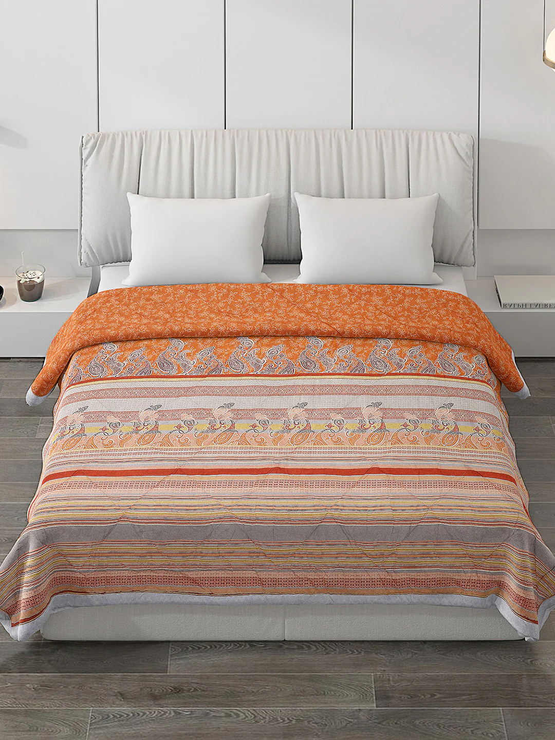 Printed Polyester Double Bed Comforter for AC Room - Image 2