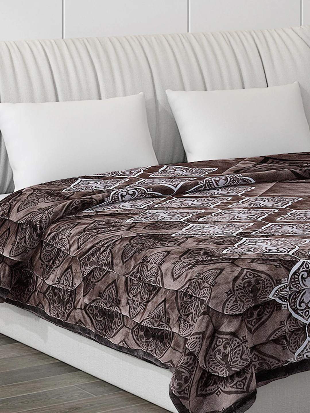 Printed Polyester Double Bed Comforter for Winter - Image 4