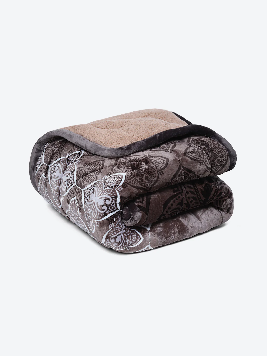 Printed Polyester Double Bed Comforter for Winter - Image 5