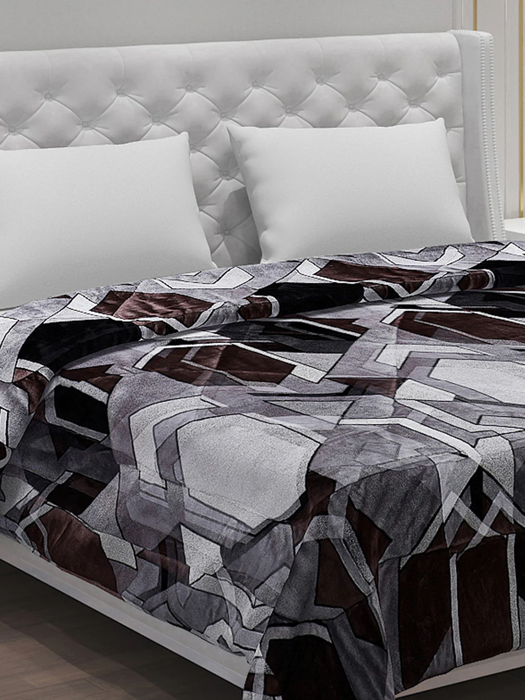 Printed Polyester Double Bed Comforter for Winter - Image 4