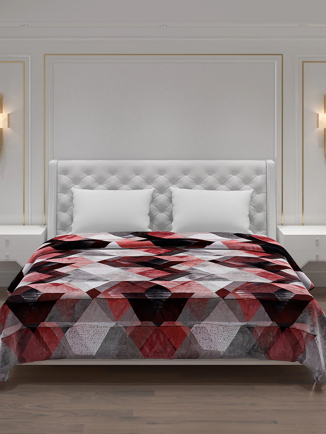 Printed Polyester Double Bed Comforter for Winter - Image 3