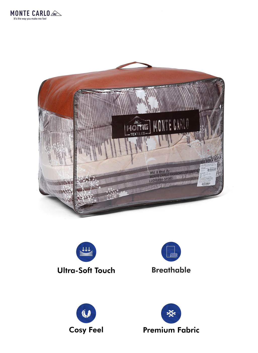 Printed Polyester Double Bed Comforter for Winter - Image 8