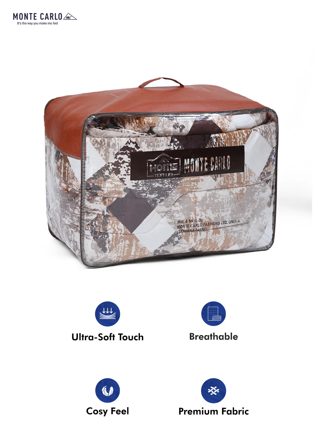 Printed Polyester Double Bed Comforter for Winter - Image 8