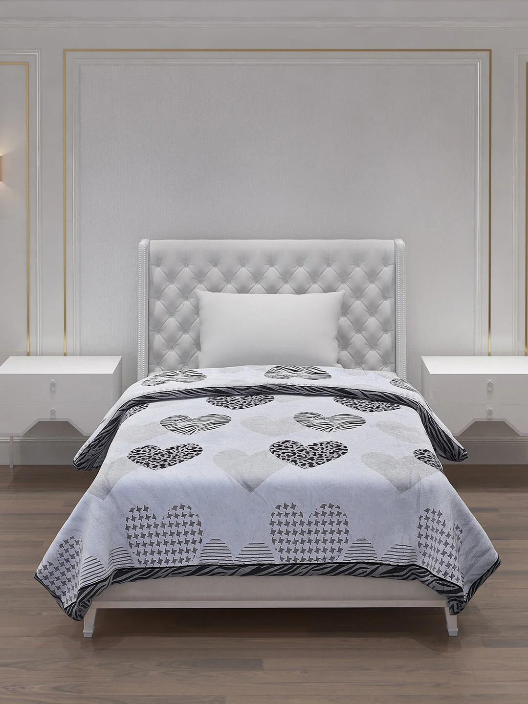 Printed Polyester Single Bed Comforter for AC Room - Image 3