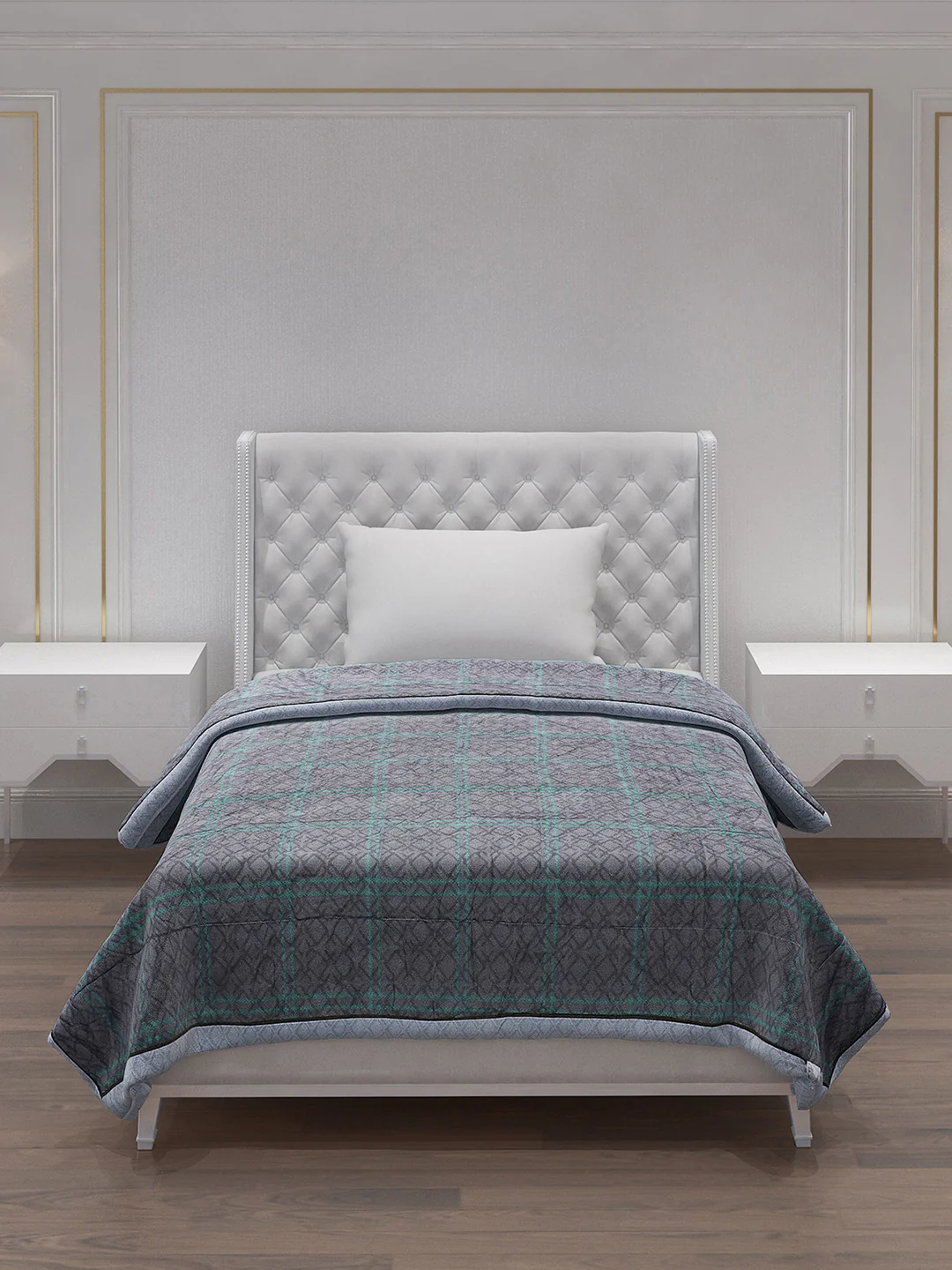 Printed Polyester Single Bed Comforter for AC Room - Image 3