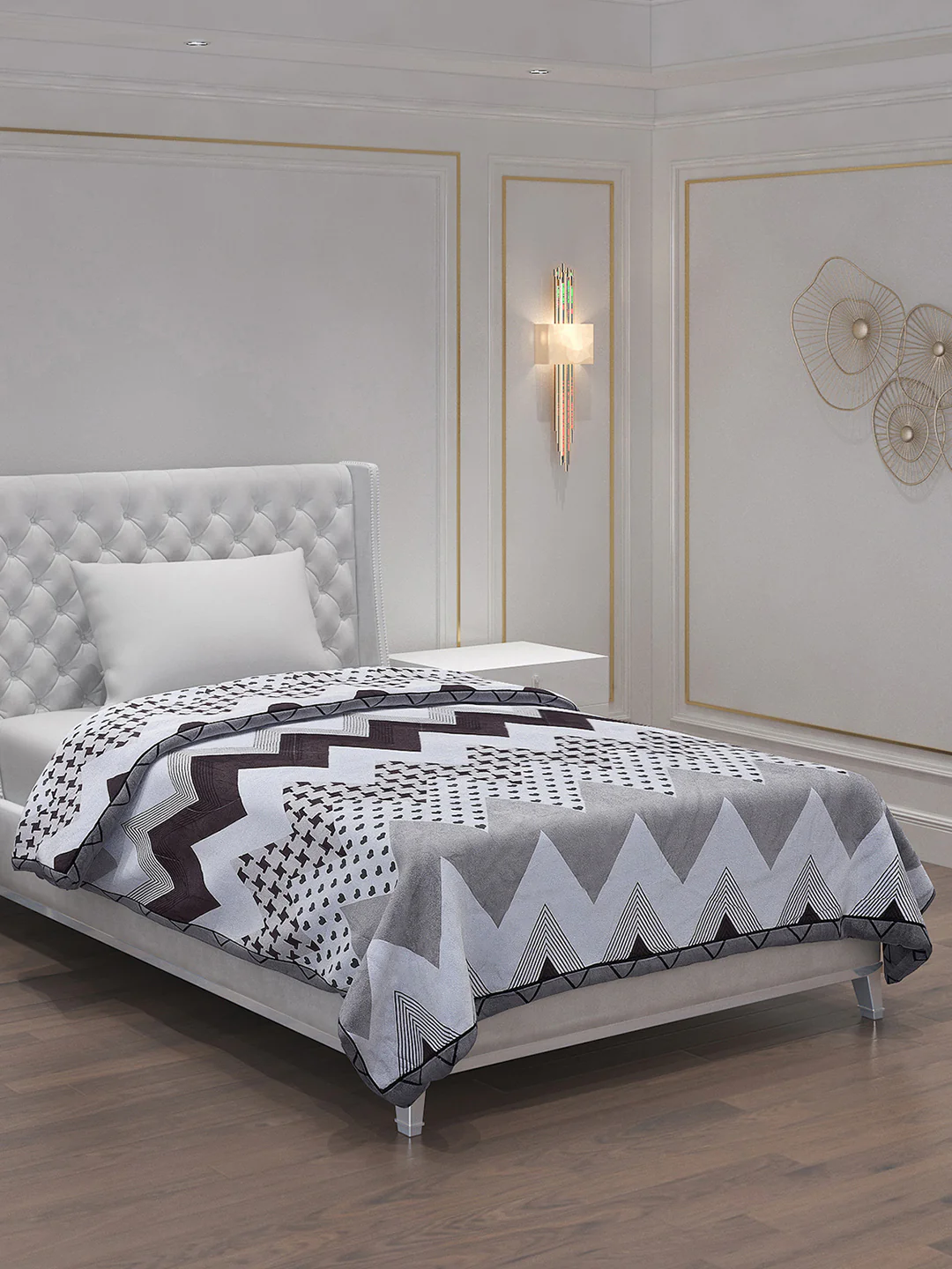 Printed Polyester Single Bed Comforter for AC Room