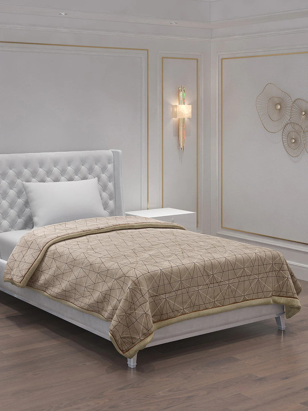 Printed Polyester Single Bed Comforter for AC Room