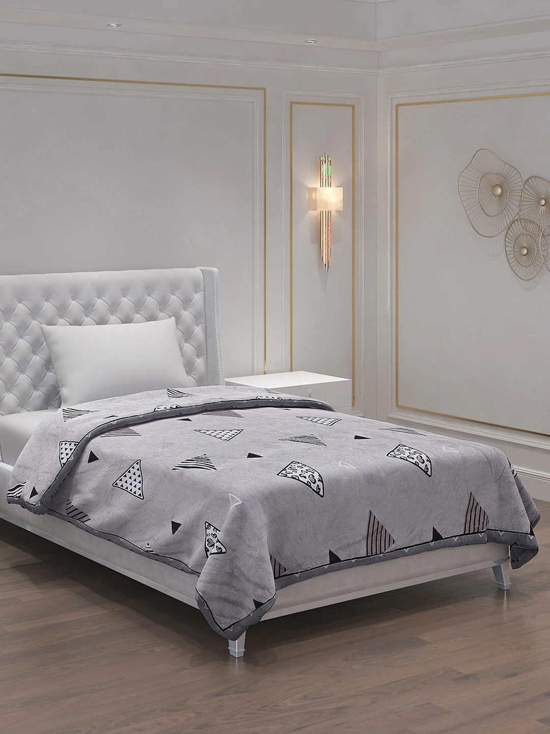 Printed Polyester Single Bed Comforter for AC Room