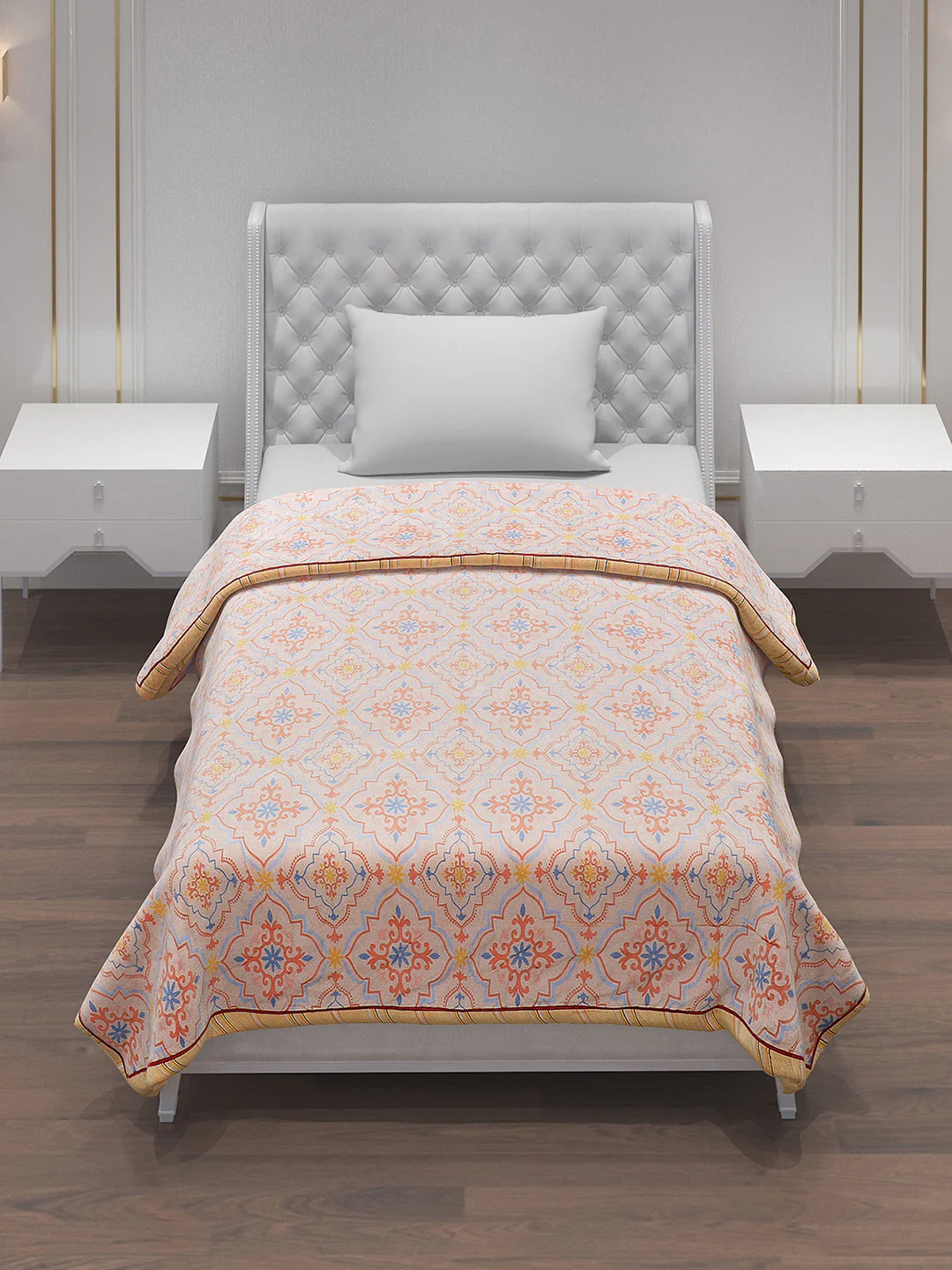 Printed Polyester Single Bed Comforter for AC Room - Image 2