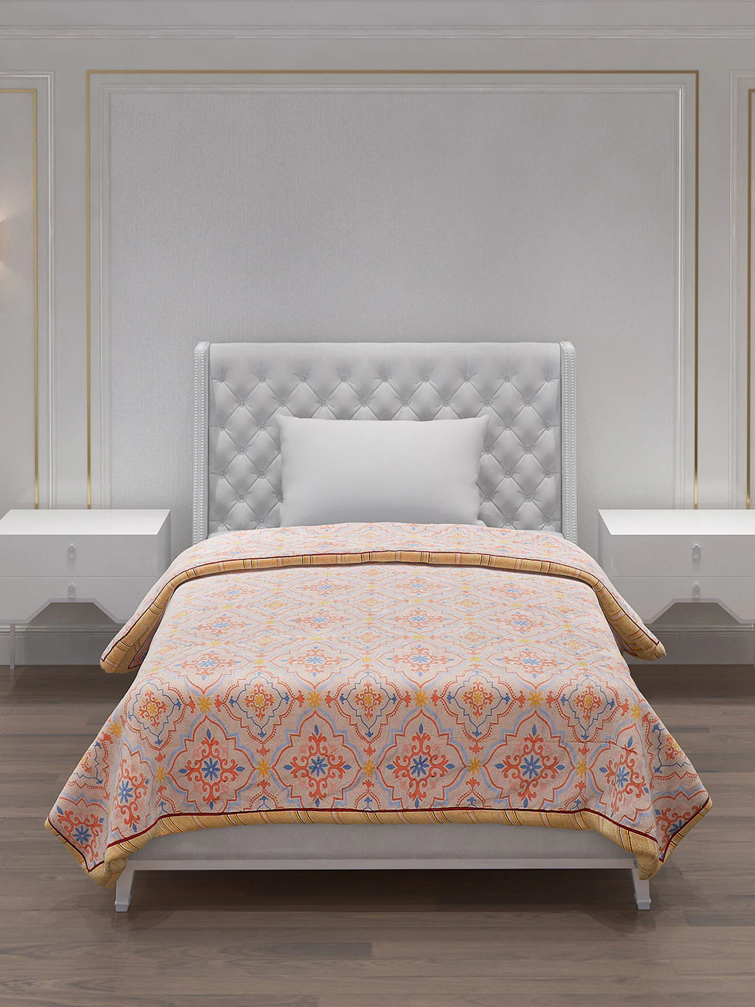 Printed Polyester Single Bed Comforter for AC Room - Image 3