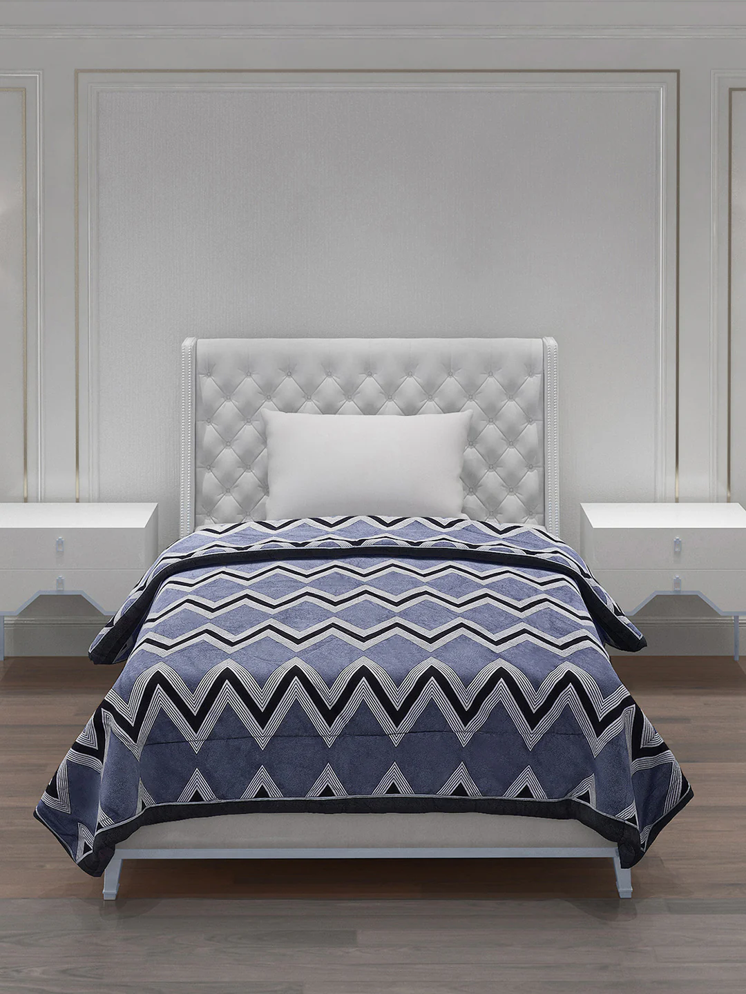 Printed Polyester Single Bed Comforter for AC Room - Image 3