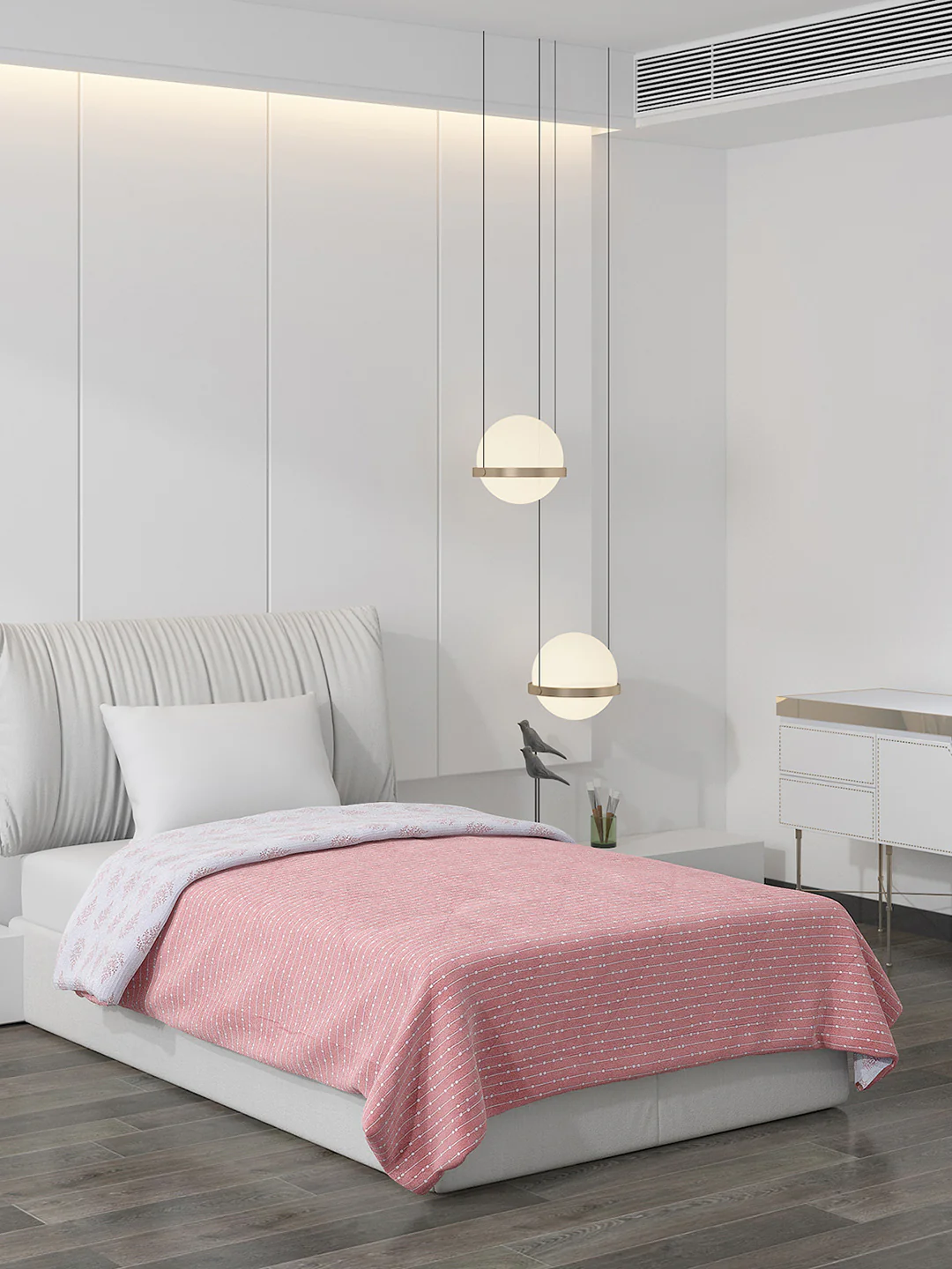 Printed Polyester Single Bed Comforter for AC Room - Image 6