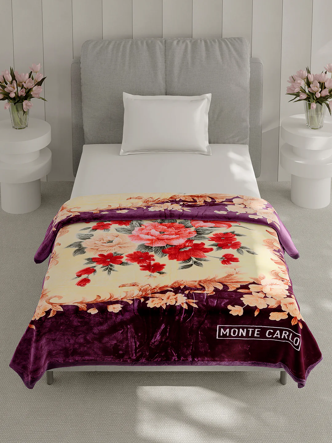 Printed Single Bed 1 Ply, 625 GSM Super Soft Mink Blanket for Mild Winter - (Impact Plus) - Image 3