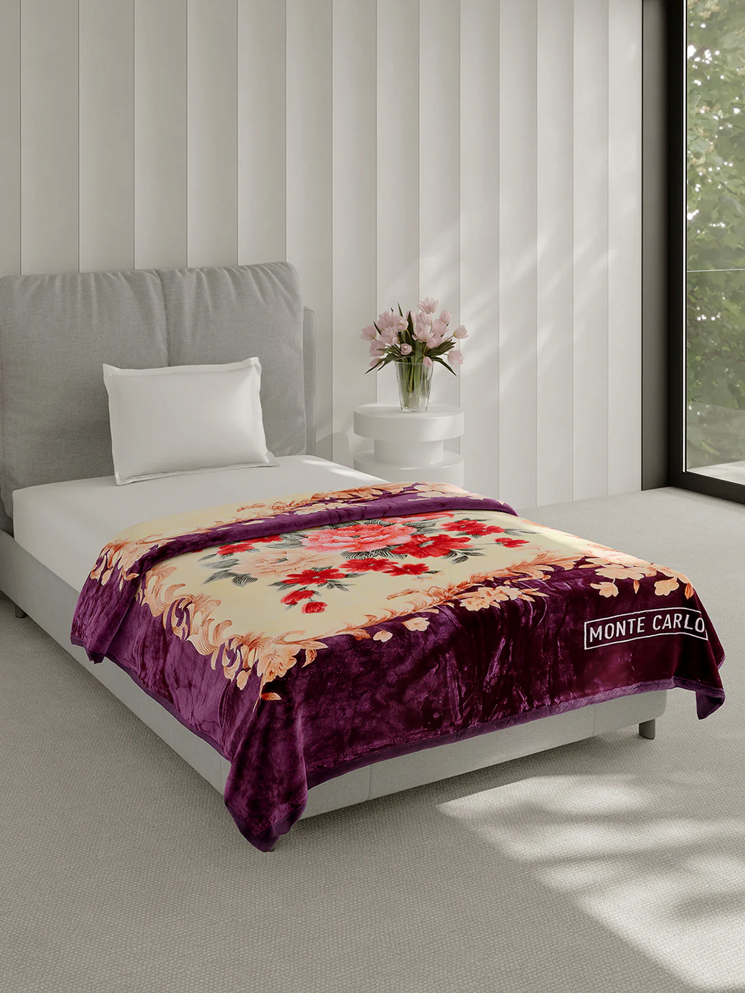 Printed Single Bed 1 Ply, 625 GSM Super Soft Mink Blanket for Mild Winter - (Impact Plus) - Image 4