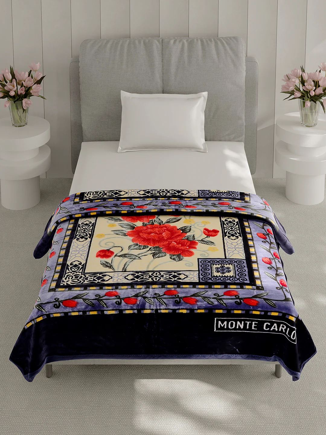 Printed Single Bed 1 Ply, 625 GSM Super Soft Mink Blanket for Mild Winter - (Impact Plus) - Image 3