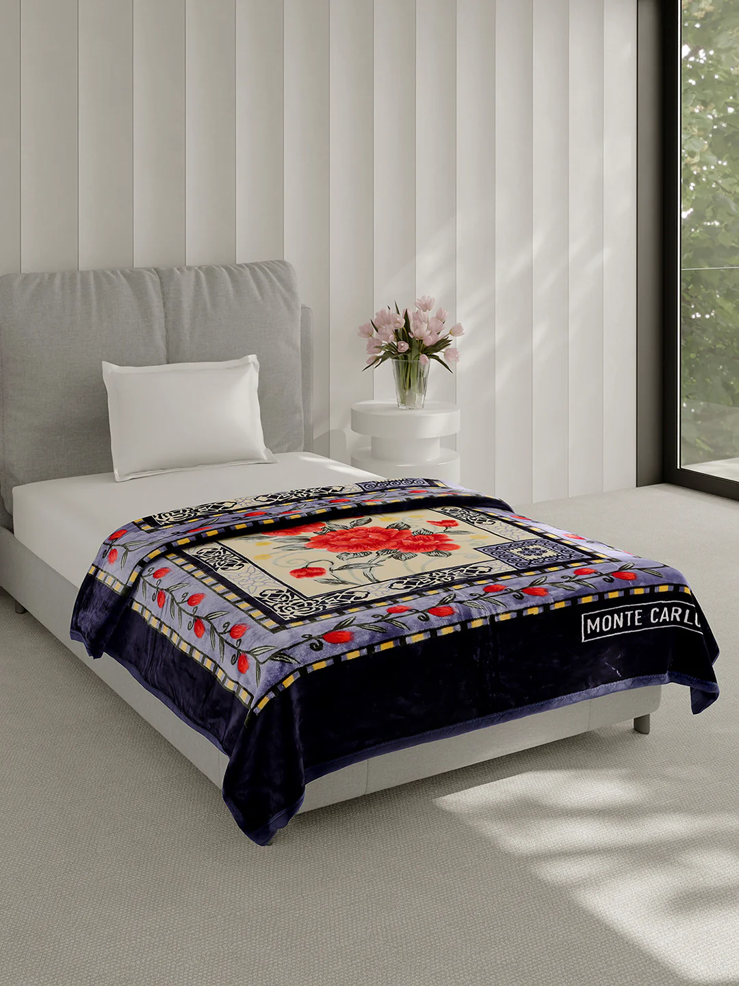 Printed Single Bed 1 Ply, 625 GSM Super Soft Mink Blanket for Mild Winter - (Impact Plus) - Image 4