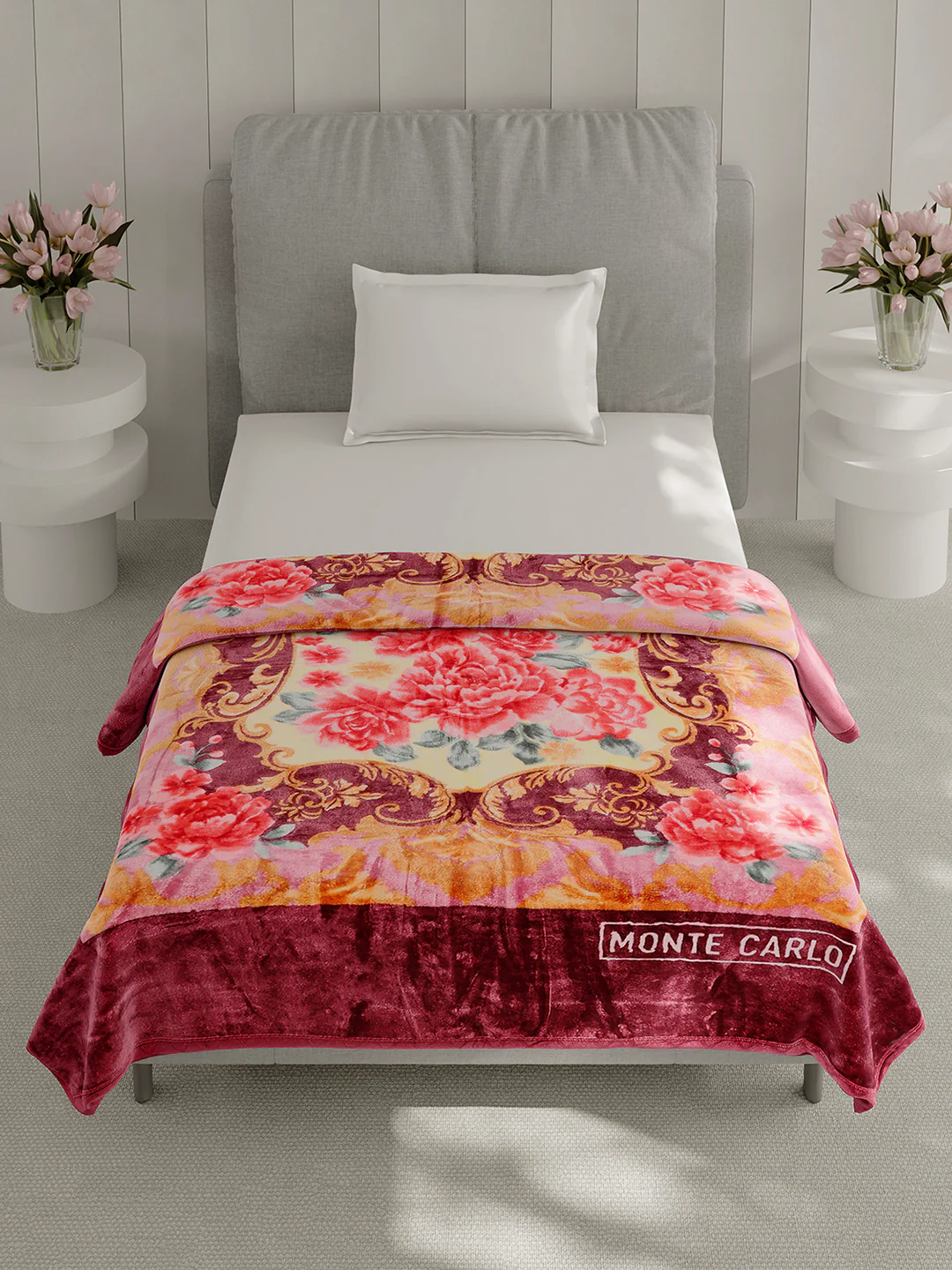 Printed Single Bed 1 Ply, 625 GSM Super Soft Mink Blanket for Mild Winter - (Impact Plus) - Image 3