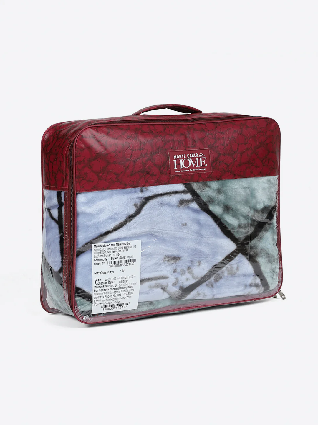 Printed Single Bed 1 Ply, 625 GSM Mink Blanket for Mild Winter - (Impact Pvc) - Image 8