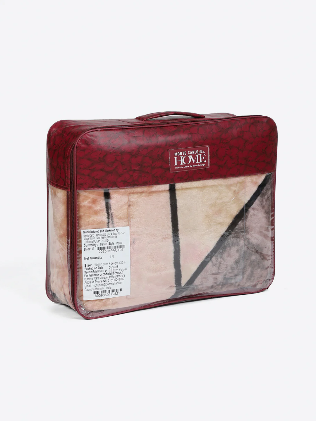 Printed Single Bed 1 Ply, 625 GSM Mink Blanket for Mild Winter - (Impact Pvc) - Image 8