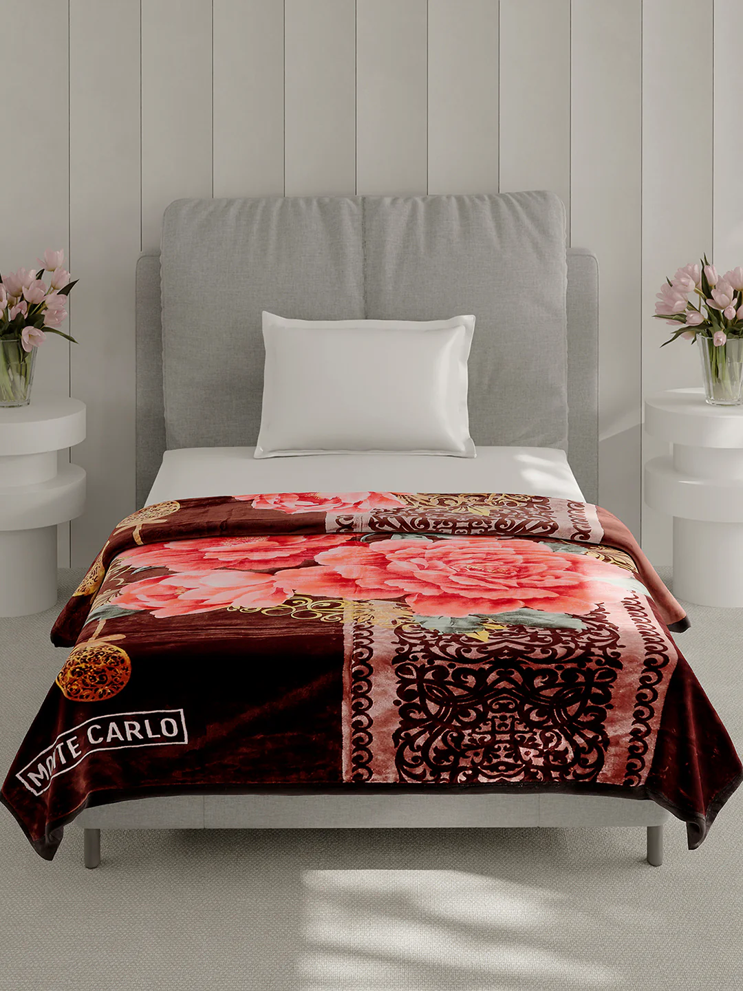 Printed Single Bed 1 Ply Super Soft Blanket for Heavy Winter - (Relation Plus) - Image 2