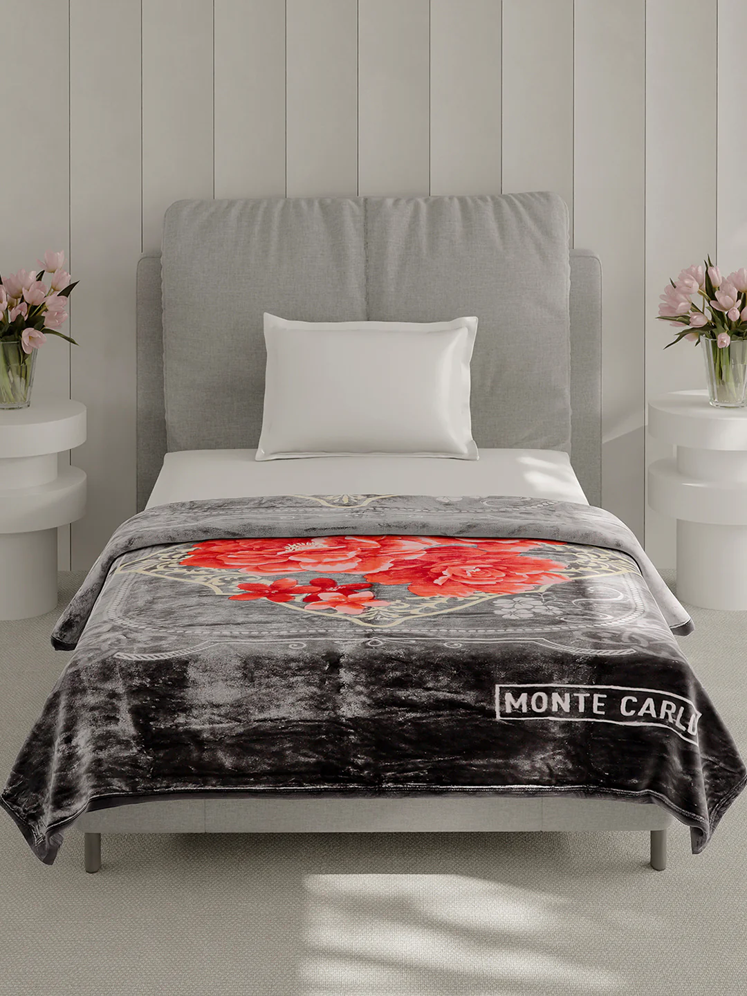 Printed Single Bed 1 Ply Super Soft Blanket for Heavy Winter - (Relation Plus) - Image 2