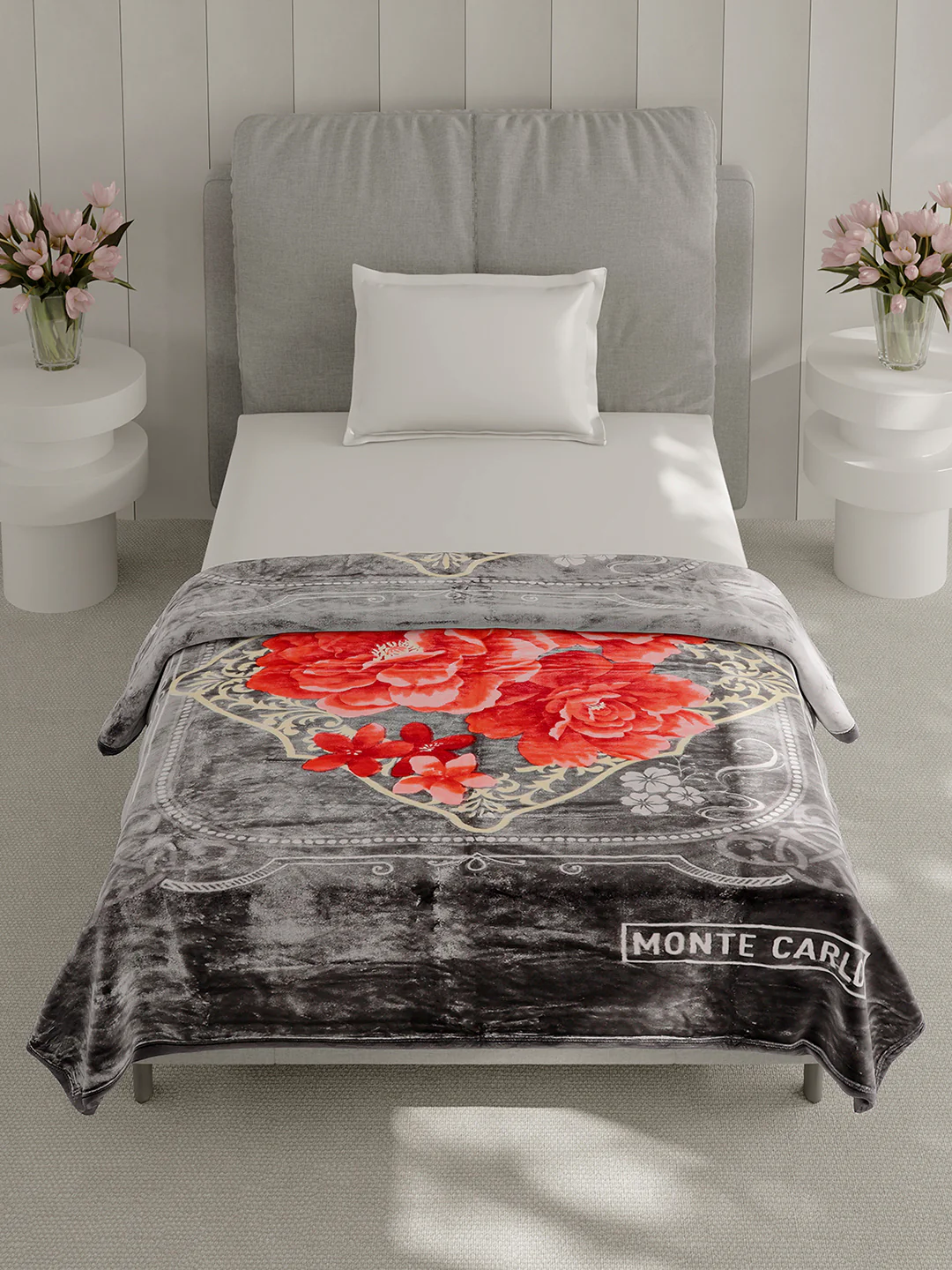 Printed Single Bed 1 Ply Super Soft Blanket for Heavy Winter - (Relation Plus) - Image 3
