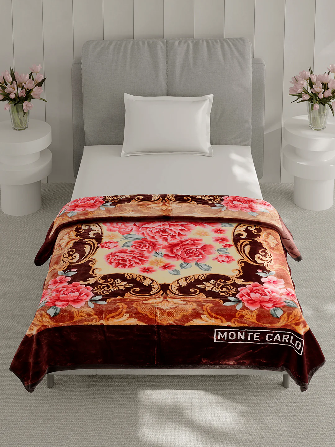 Printed Single Bed 1 Ply Super Soft Blanket for Heavy Winter - (Relation Plus) - Image 3