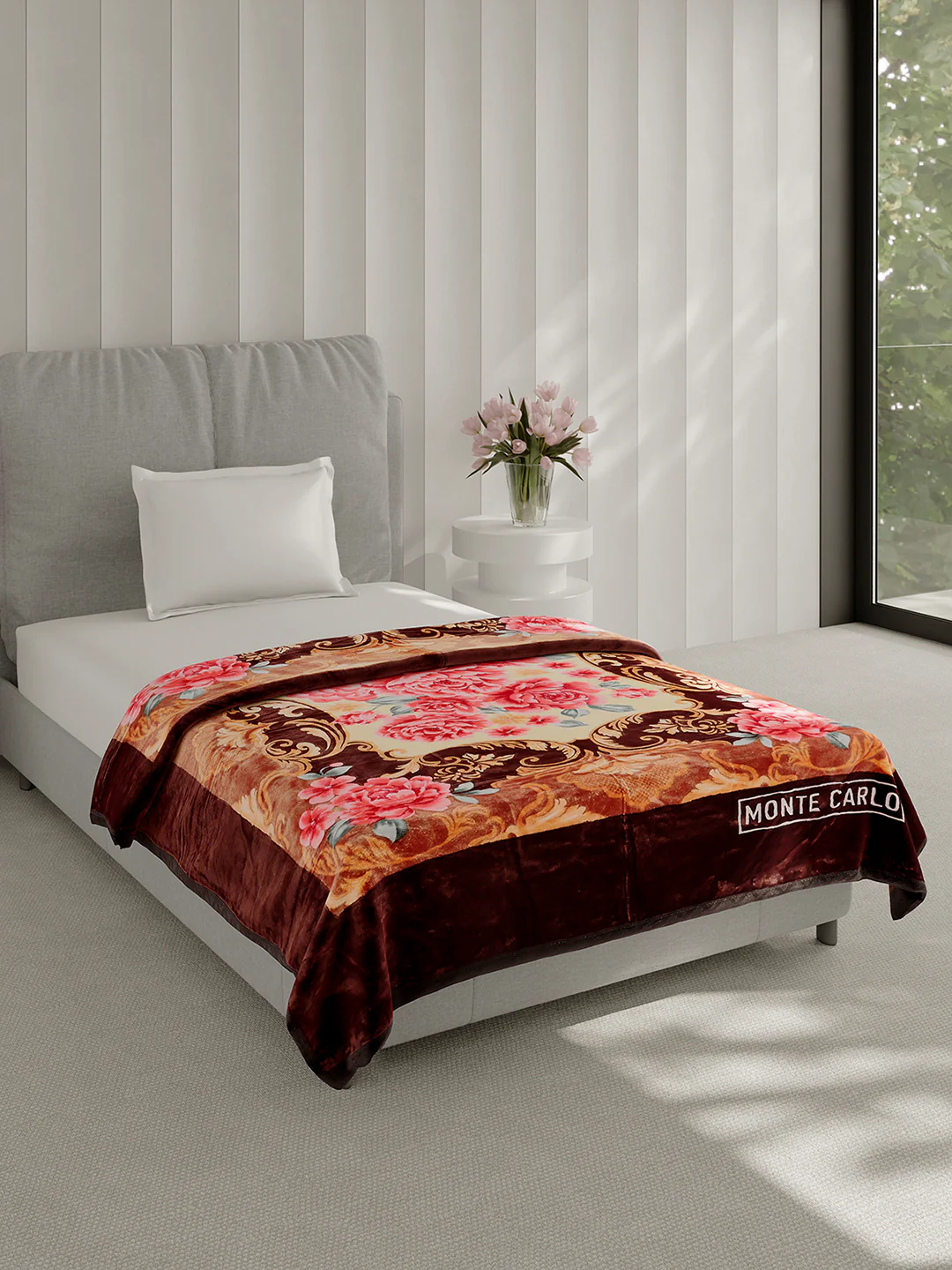Printed Single Bed 1 Ply Super Soft Blanket for Heavy Winter - (Relation Plus) - Image 4