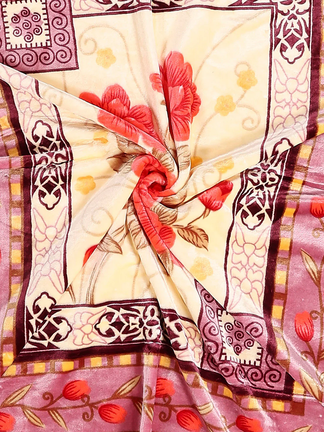 Printed Single Bed 1 Ply Super Soft Blanket for Heavy Winter - (Relation Plus) - Image 7