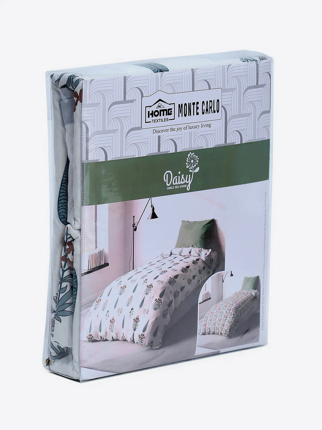 Printed Single Bed 1 Ply Dohar for Mild Winter - (Daisy) - Image 10