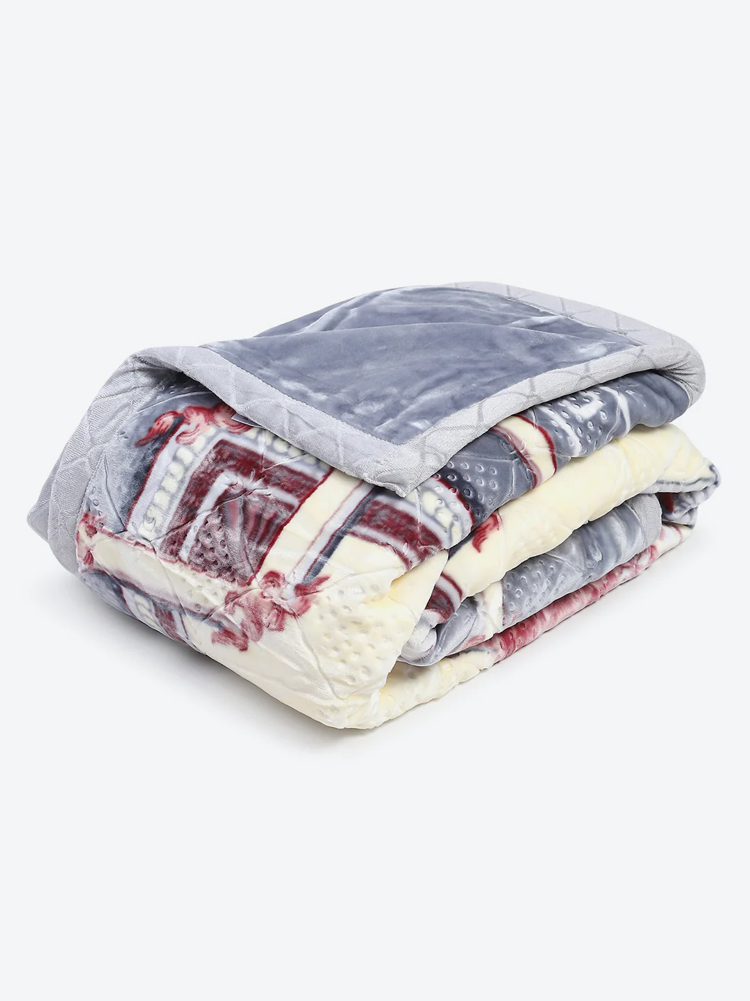 Printed Single Bed 1000 GSM Blanket for Heavy Winter -2 Ply (Weight 4 kg) - Image 5