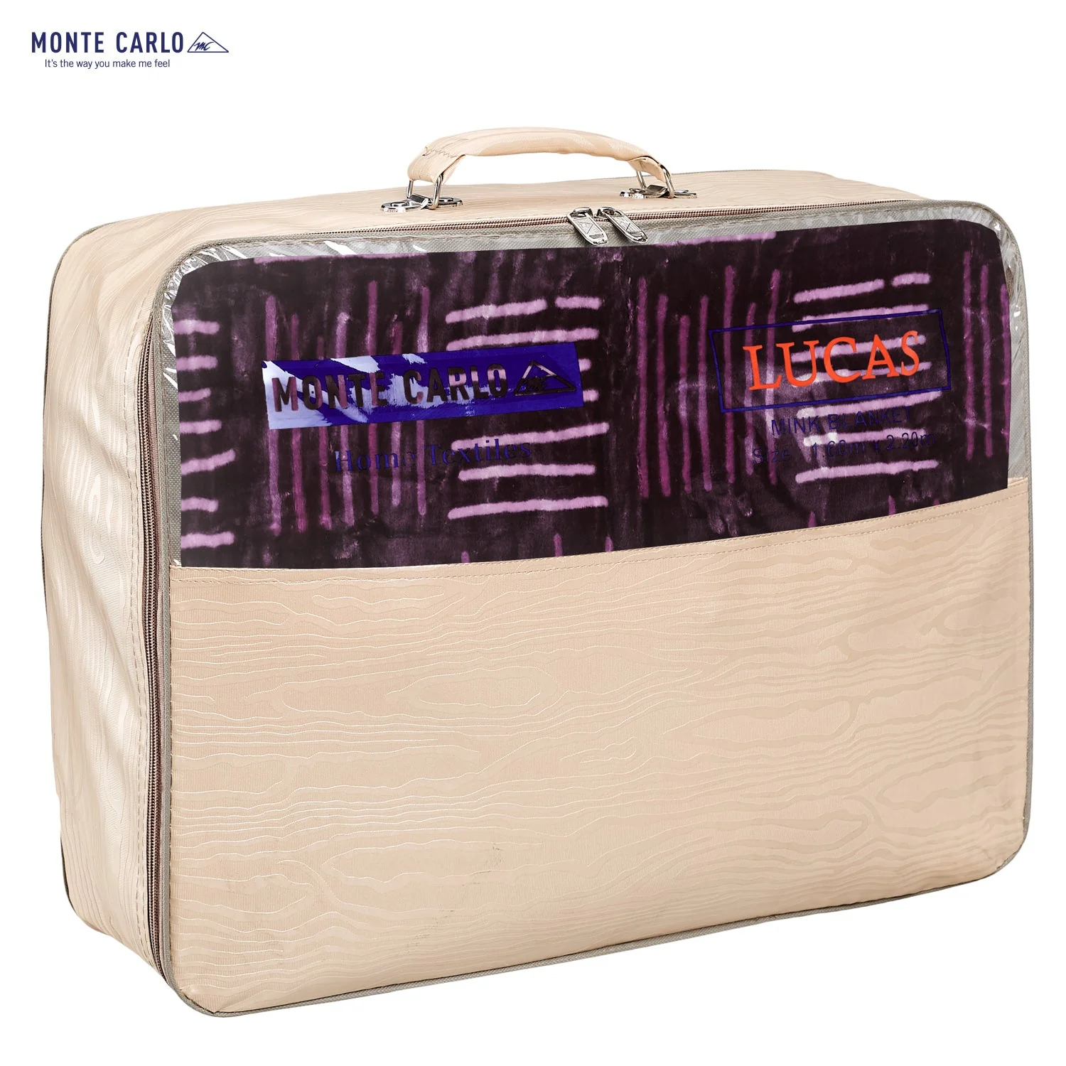Printed Single Bed 1022 GSM Blanket Lucas 2 Ply (Weight 3.6 kg) - Image 7