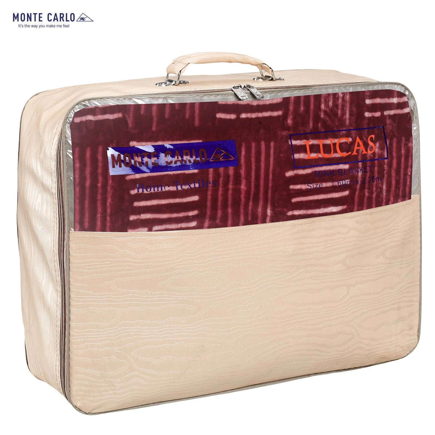 Printed Single Bed 1022 GSM Blanket Lucas 2 Ply (Weight 3.6 kg) - Image 7